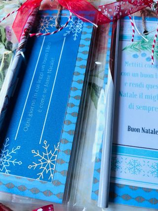 Segnalibro natalizio con matita