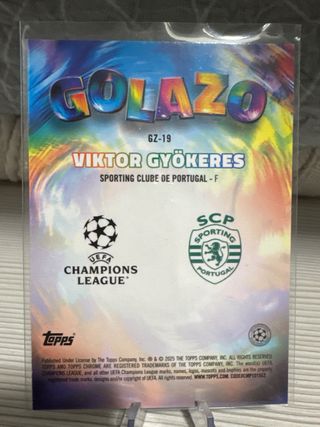 Gyokeres Golazo Topps Chrome