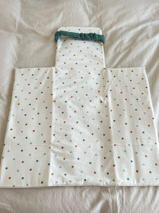 Cambiador portátil bebé puntos