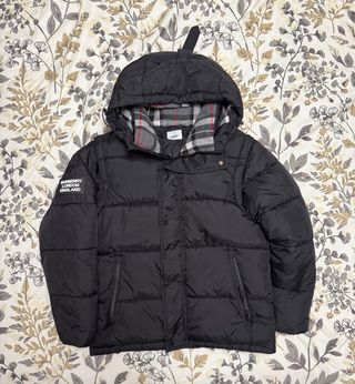 Abrigo Burberry Negro Multicolor