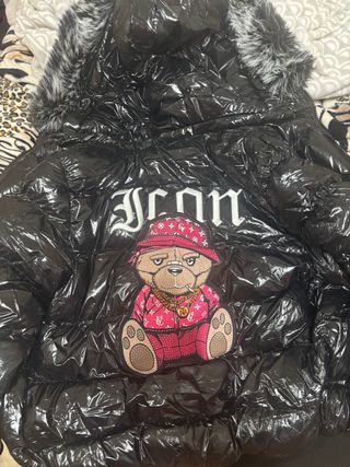 Chaqueta Oso Estampado Moda Sin Estrenar