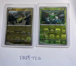 2 Cartas Pokémon TCG Master Ball / Axew - Virizion