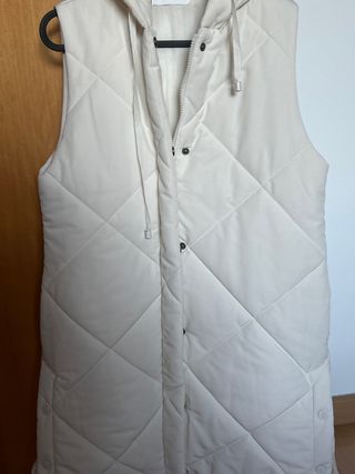 Chaleco largo Sfera básico crudo talla única