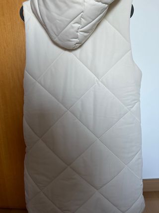 Chaleco largo Sfera básico crudo talla única