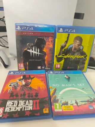 Consola PS5 +3mandos+4 juegos+30 digitales +1tb.