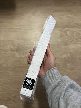 Cinturón BJJ Blanco Talla A1