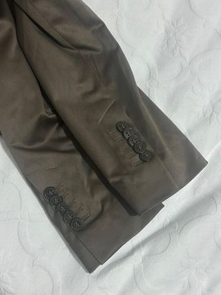 Giacca Zara marrone effetto raso tg S