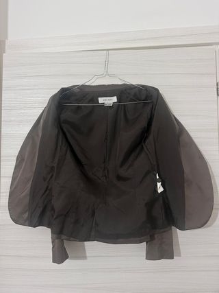 Giacca Zara marrone effetto raso tg S