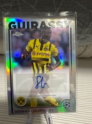 Serhou Guirassy Topps Chrome Autograph