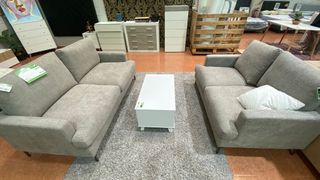 Sofá 3+2 plazas tela beige