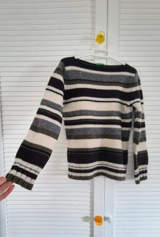 Jersey de lana a rayas