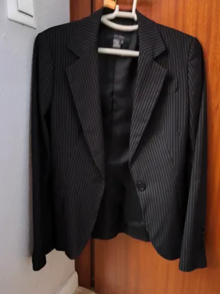 Americana Zara Mujer Talla XS Raya Diplomática