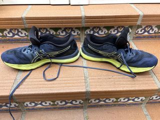 ASICS Gel Nimbus 23 Hombre Azul/Verde