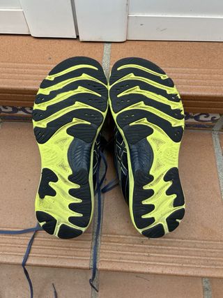 ASICS Gel Nimbus 23 Hombre Azul/Verde