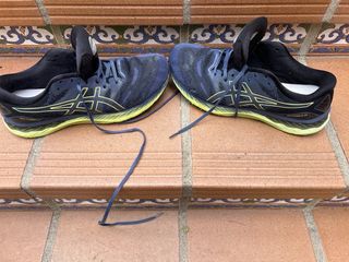 ASICS Gel Nimbus 23 Hombre Azul/Verde