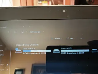 Portátil HP i5 de 6th generación