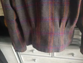 Cazadora de paño mujer cuadros