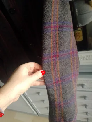 Cazadora de paño mujer cuadros