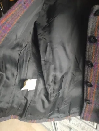 Cazadora de paño mujer cuadros