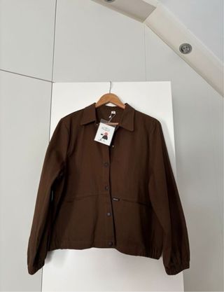 Chaqueta marrón mujer