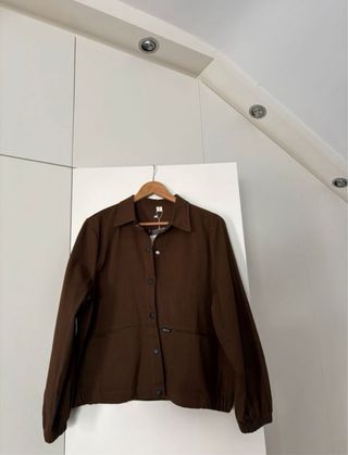 Chaqueta marrón mujer