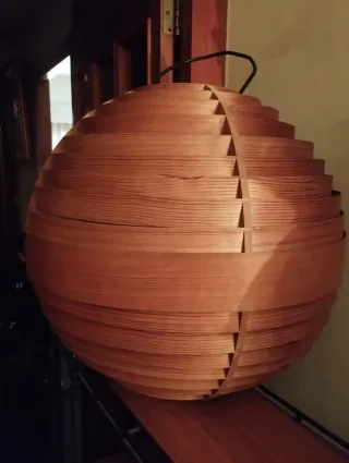 Lámpara Colgante Nórdica Madera