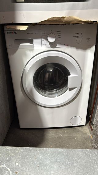 Lavadora ROMMER 5kg bajo consumo