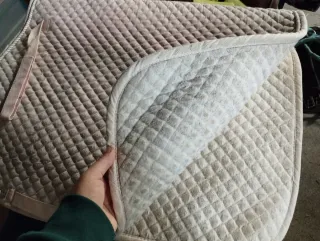 Mantilla Sefton rosa claro de doma