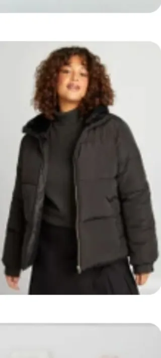 Cazadora negra calentita Talla 56