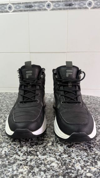 Zapatillas Fila Piel Negra Talla 43