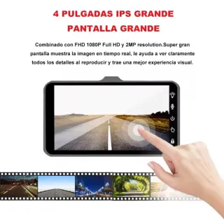 Cámara DVR Coche Delantera y Trasera