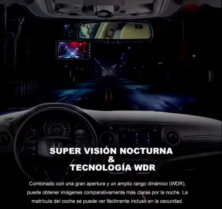Cámara DVR Coche Delantera y Trasera