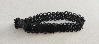 Accesorios negros de tela