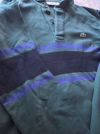 Lacoste Polo Manga Larga Rugby Talla M