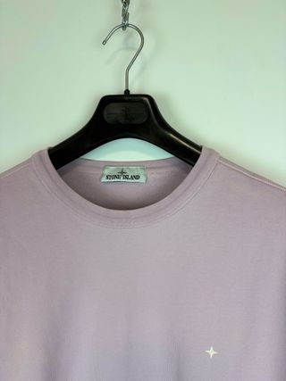 Felpa lilla Stone Island stellina