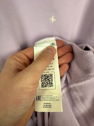 Felpa lilla Stone Island stellina