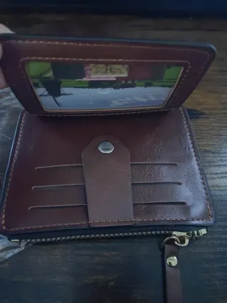 Cartera Billetera Marrón