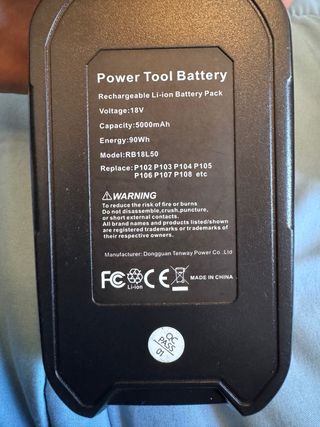 2 Batterie Lithium-ion RB18L50 18V 5000mAh
