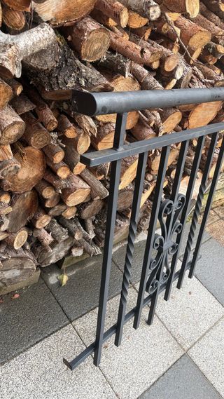 Verja de hierro forjado