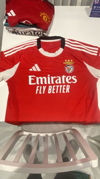 Camiseta Adidas Benfica Roja L