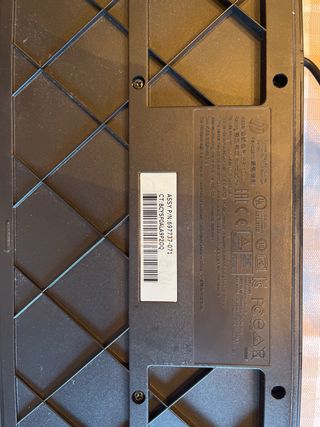 Pantalla HP y Teclado USB Negro