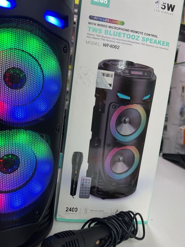 Altavoz Bluetooth Ikrea WF4062 con Micrófono
