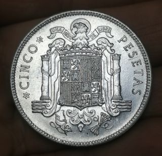 MONEDA 5 PESETAS 1949 ESTRELLAS 19* 49