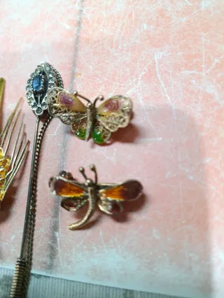 Lotto 5 spille in argento