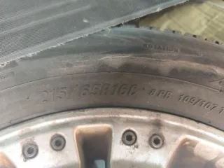 4 Llantas R16 con neumáticos nieve invierno