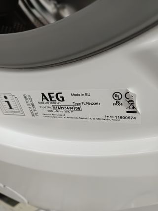 Lavadora Electrolux PerfectCare 600 8kg