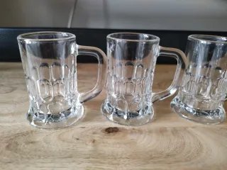 Vasos chupito cristal años 80