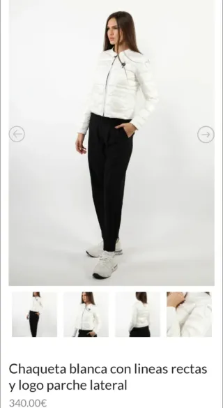 Chaqueta Blauer Original Blanca Talla L