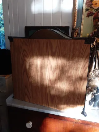 Vetrinetta vintage nero e oro