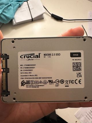 SSD Crucial MX500 – 500GB e 1TB – Perfeito estado